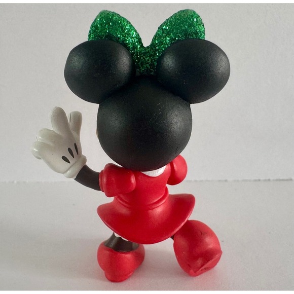 Disney Mickey and Minnie Mouse Figurine Set 2 1/4" Holiday Christmas Decor - Picture 3 of 7